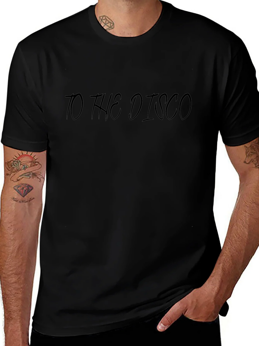 To The Disco Graphic Tee - Mens Black T-Shirt