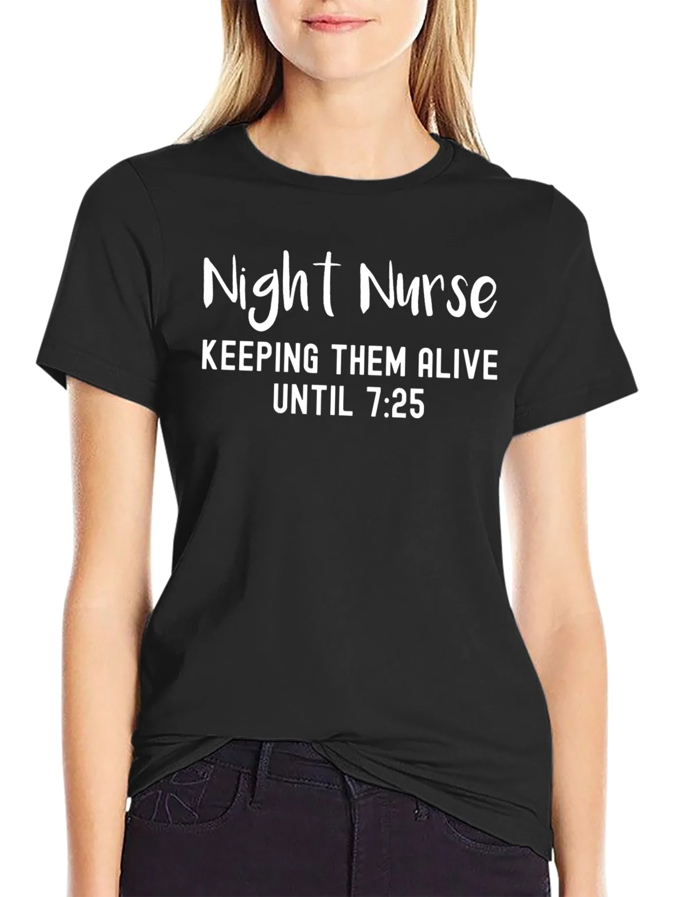 Night Nurse Tee - Keeping Them Alive Funny T-Shirt