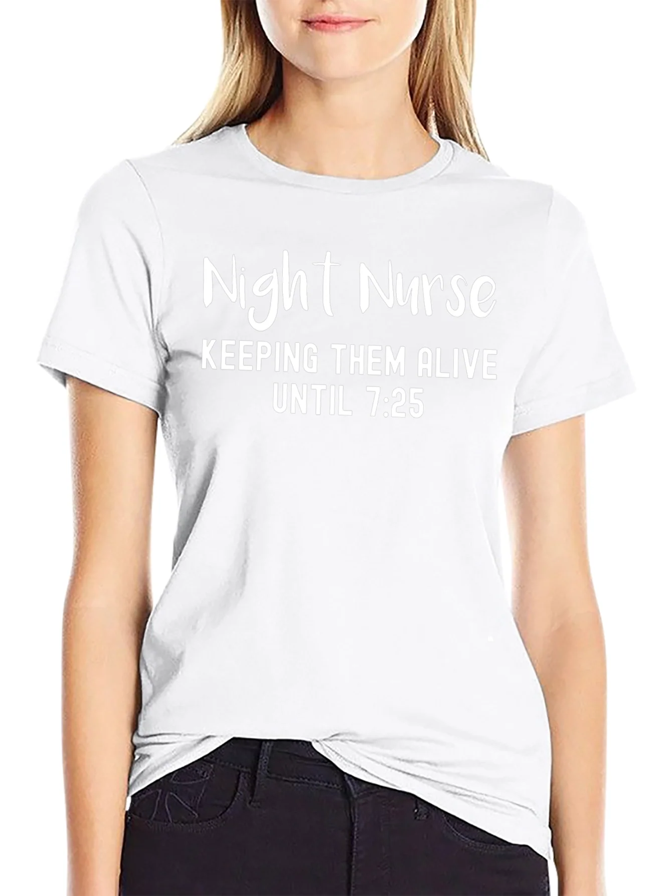 Night Nurse Tee - Keeping Them Alive Funny T-Shirt