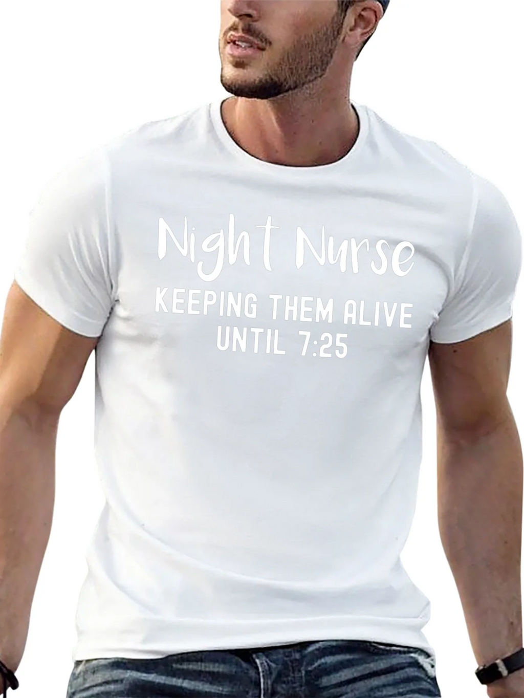 Night Nurse Tee - Keeping Them Alive Funny T-Shirt