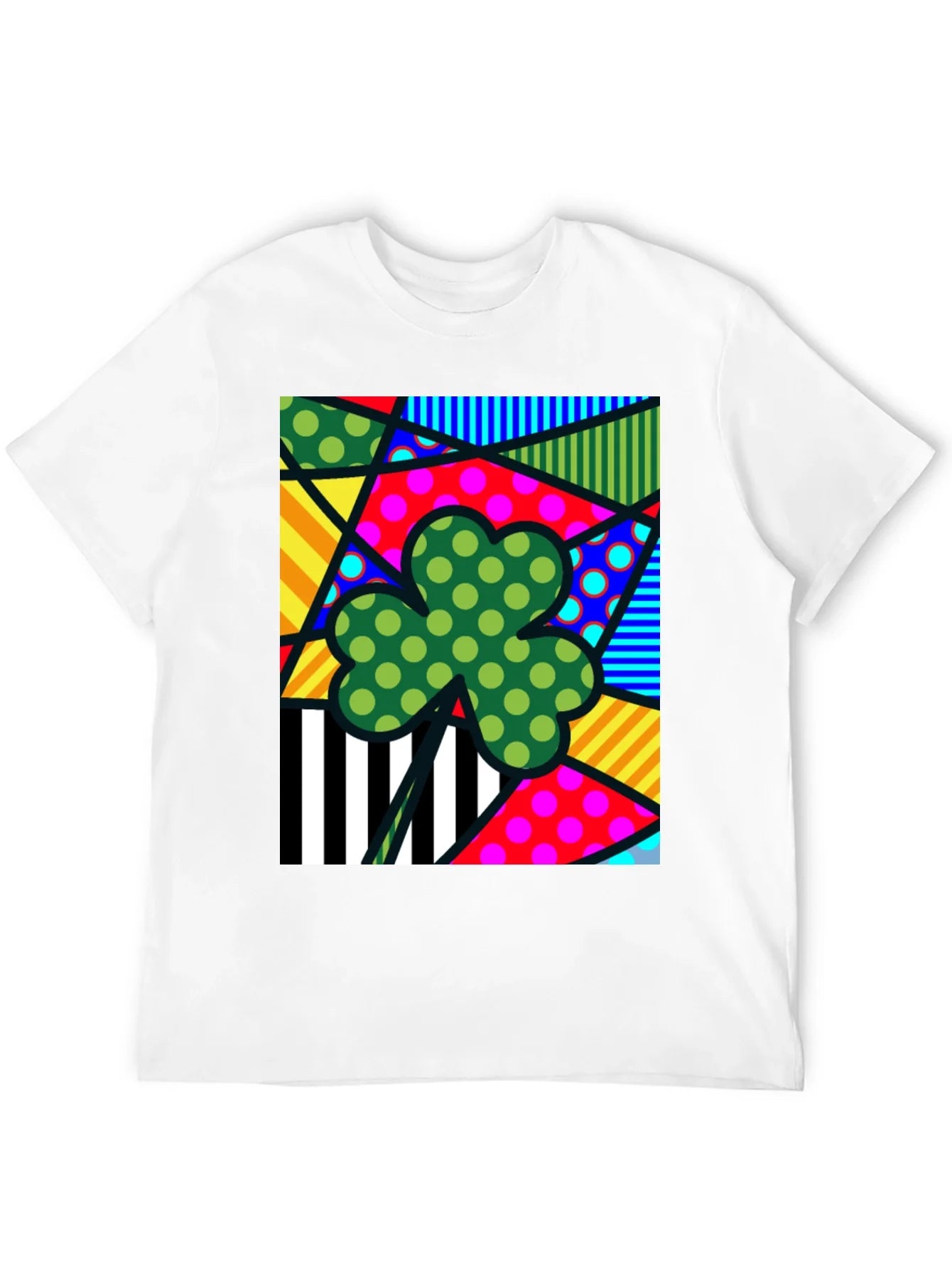 Funky Shamrock T-Shirt - St. Patricks Day Style