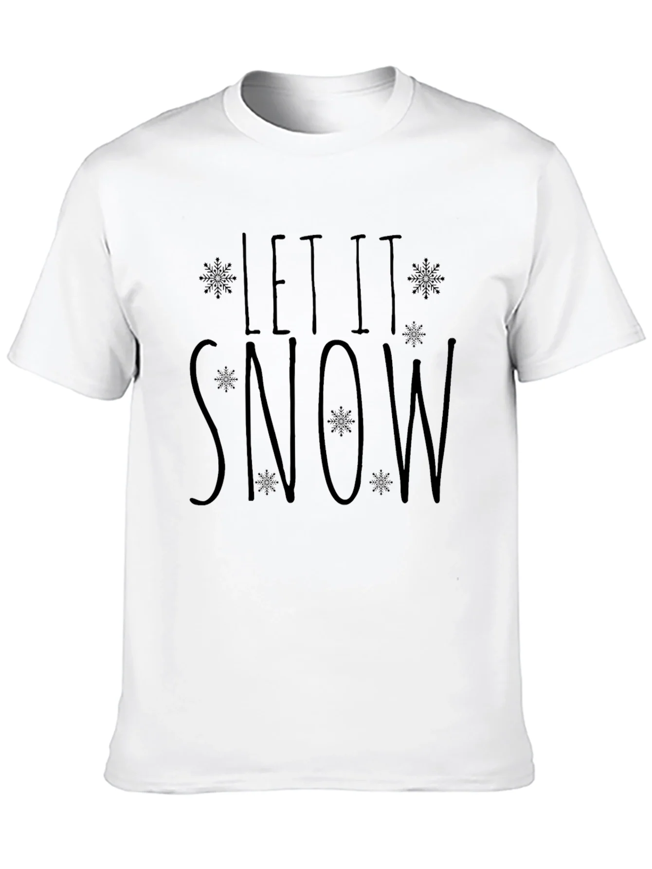 Let It Snow Graphic Tee - Winter Holiday Shirt