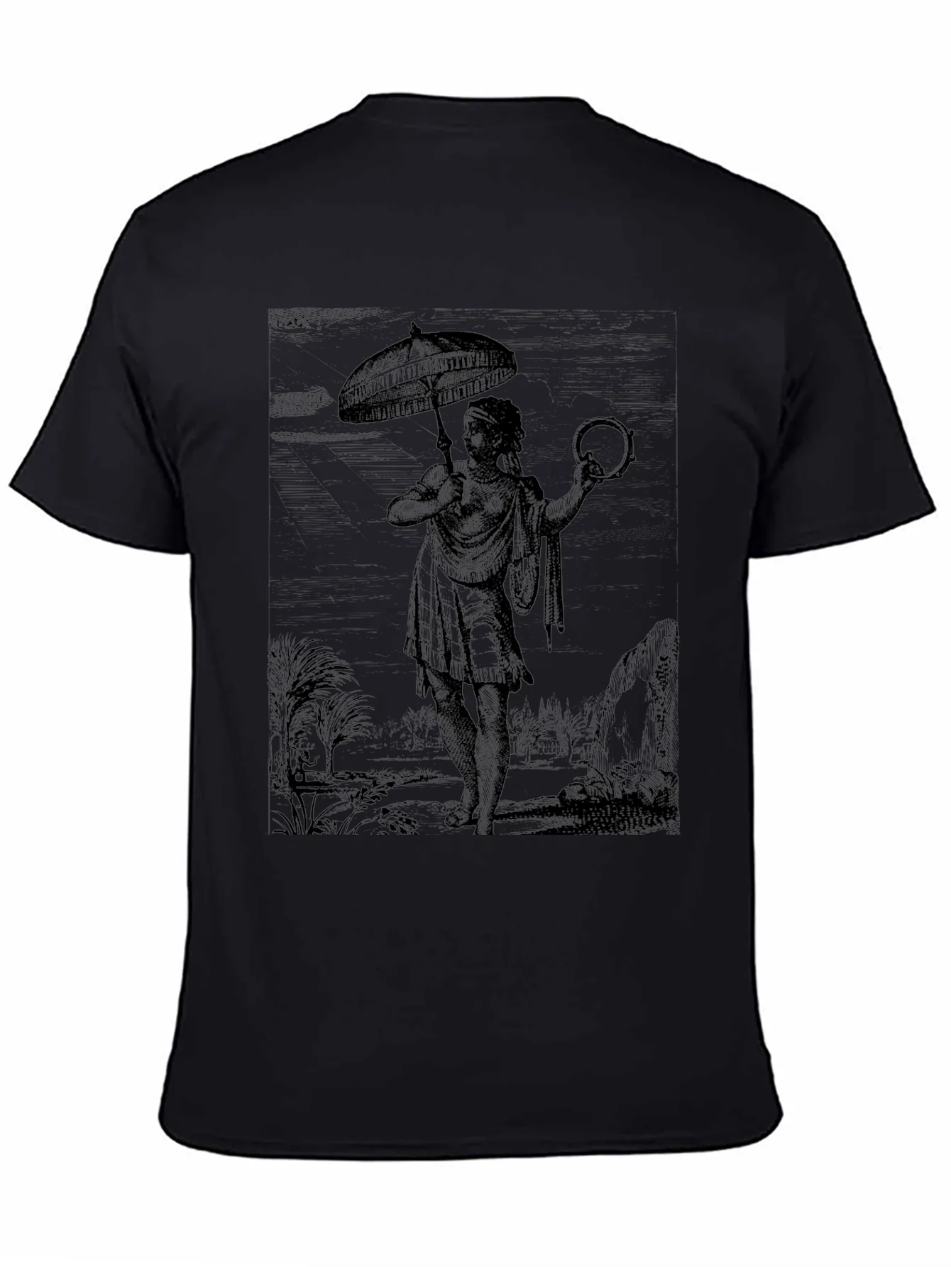Vintage Graphic Print Tee - Unique Design