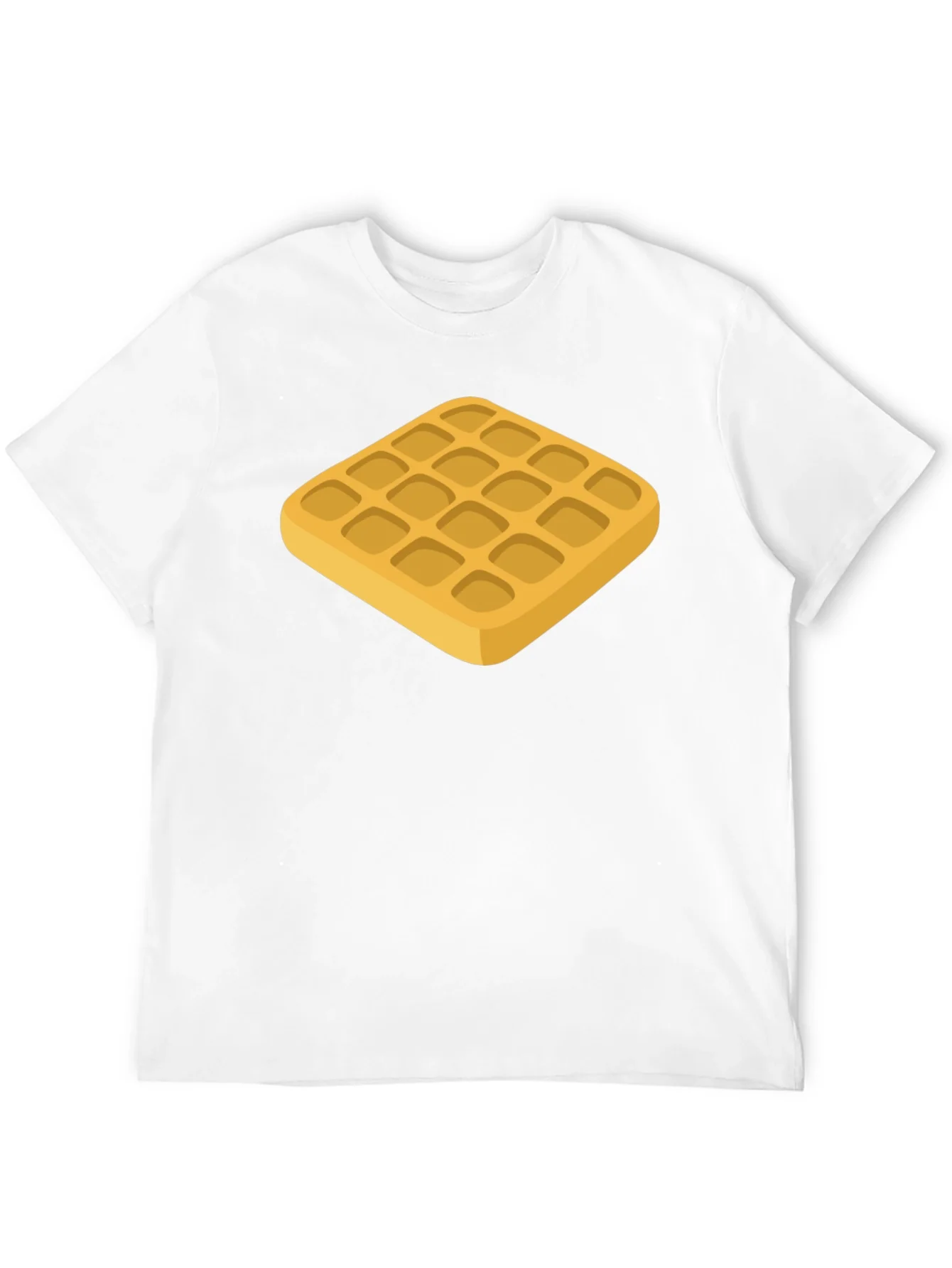 Waffle Graphic T-Shirt - Foodie Style