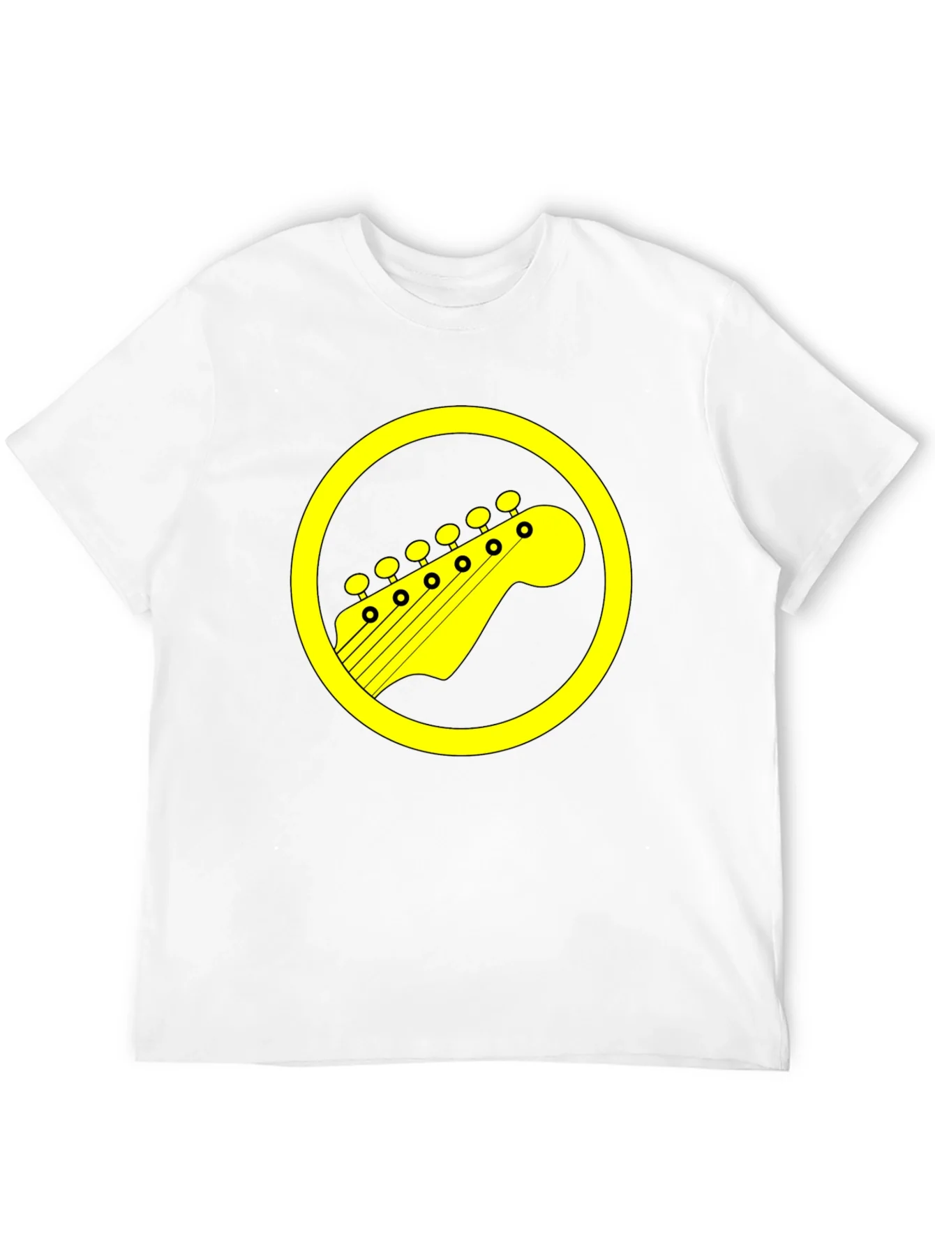 Guitar Headstock Graphic Tee - Rock On!