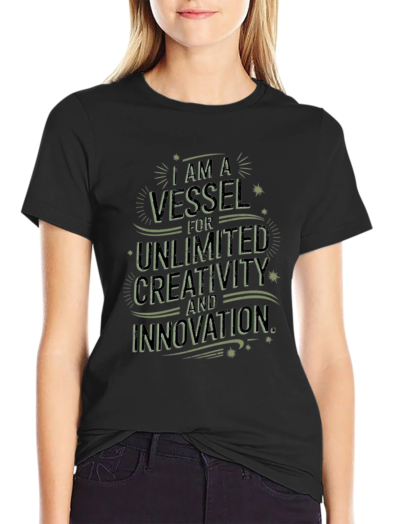 Inspirational Graphic Tee - Vessel for Creativity
