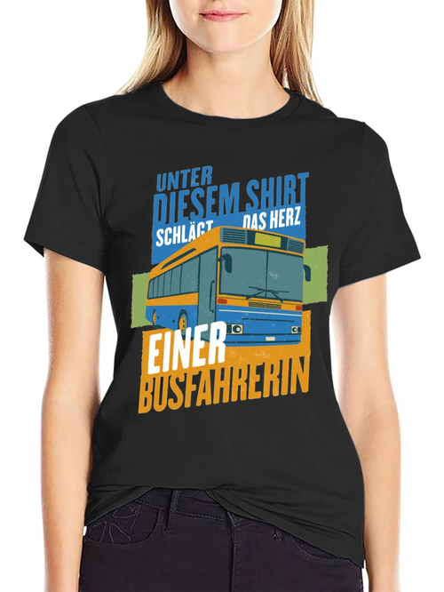 Bus Driver Heartbeat Graphic Tee - Unisex