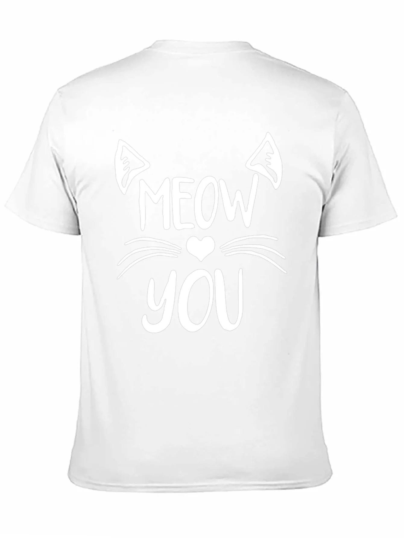 Meow You Graphic Tee - Trendy Cat Lover Shirt