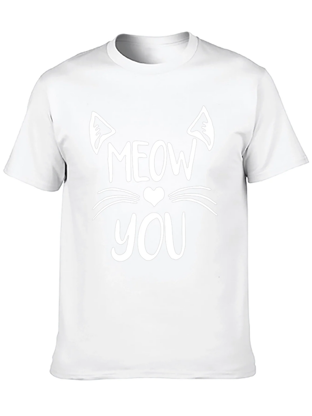 Meow You Graphic Tee - Trendy Cat Lover Shirt
