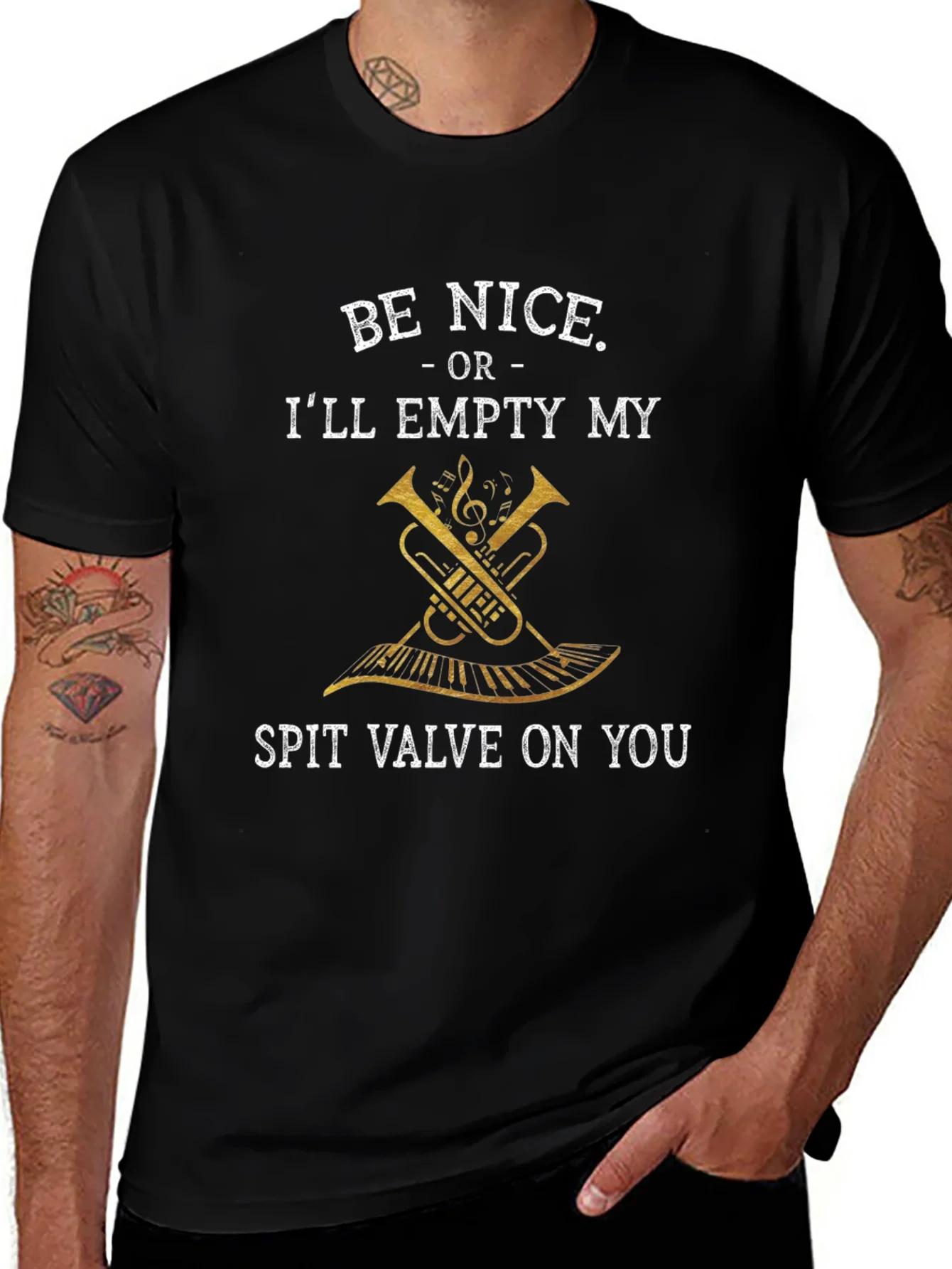 Be Nice T-Shirt - Spit Valve Threat