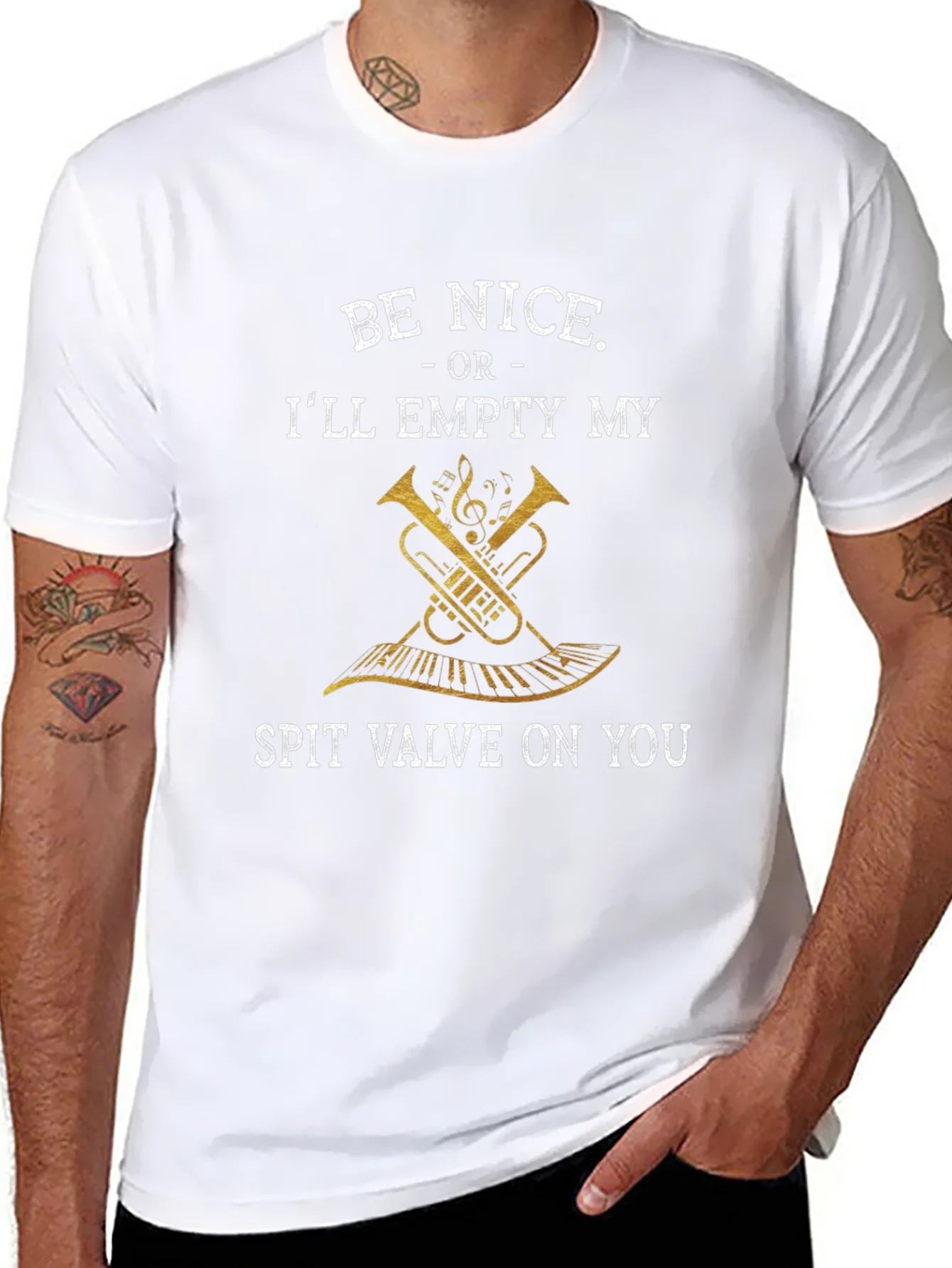 Be Nice T-Shirt - Spit Valve Threat