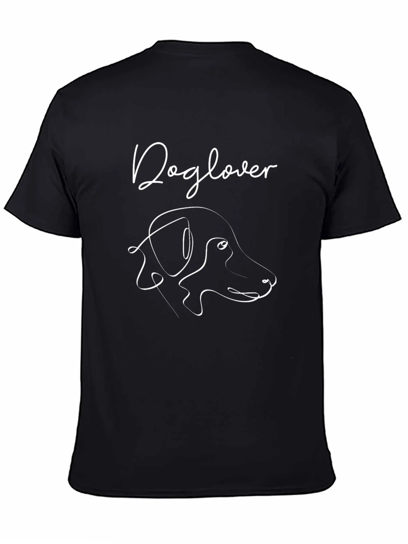Dog Lover T-Shirt - Minimalist Canine Design