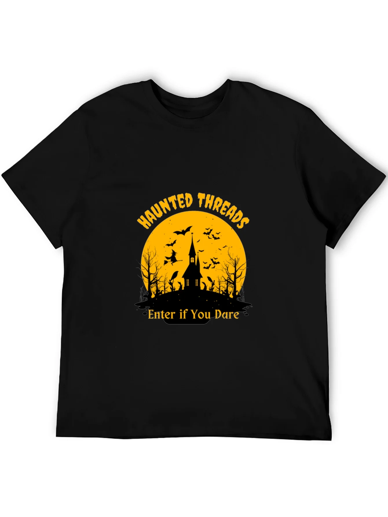 Haunted Threads Halloween T-Shirt