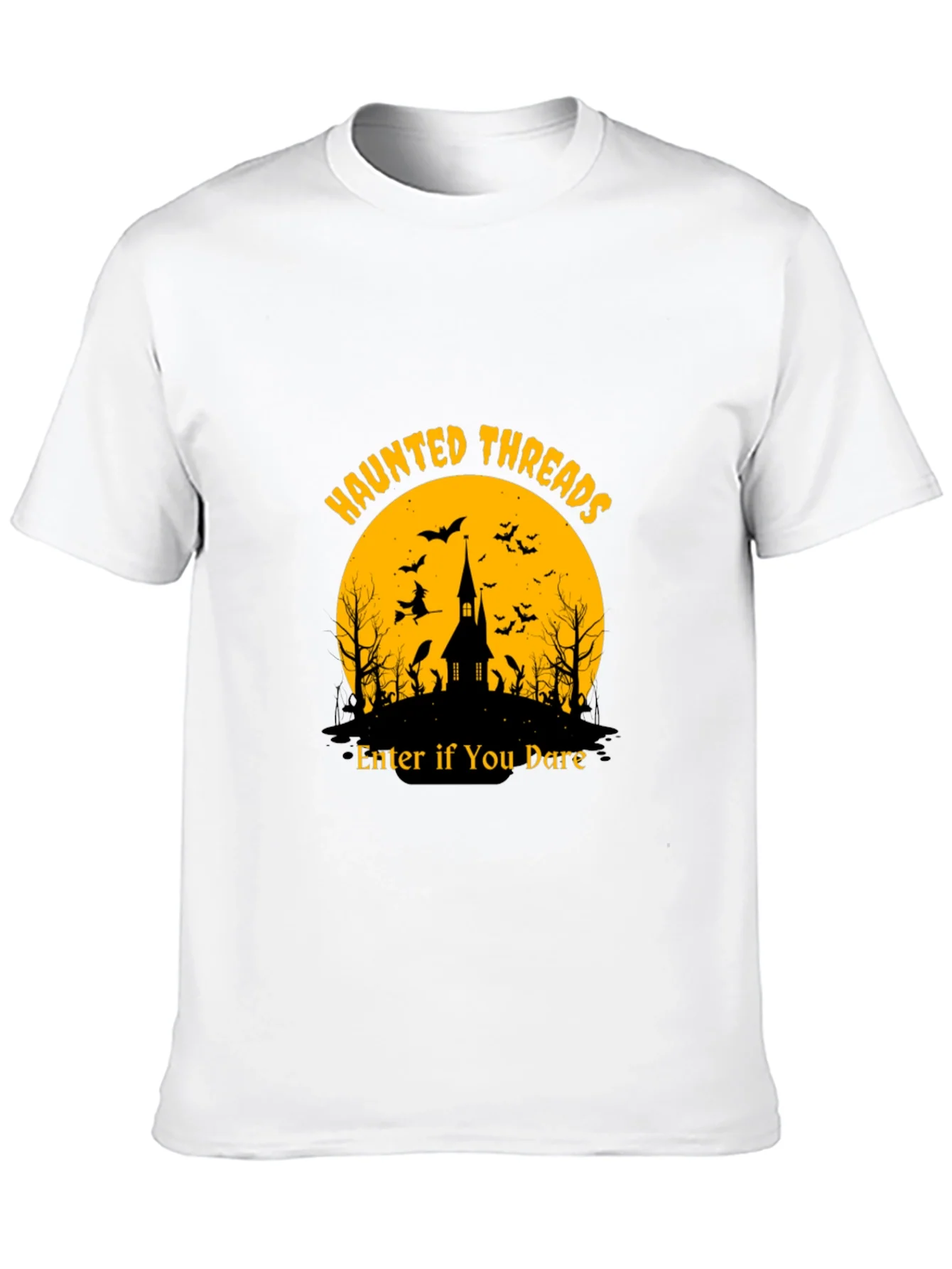 Haunted Threads Halloween T-Shirt