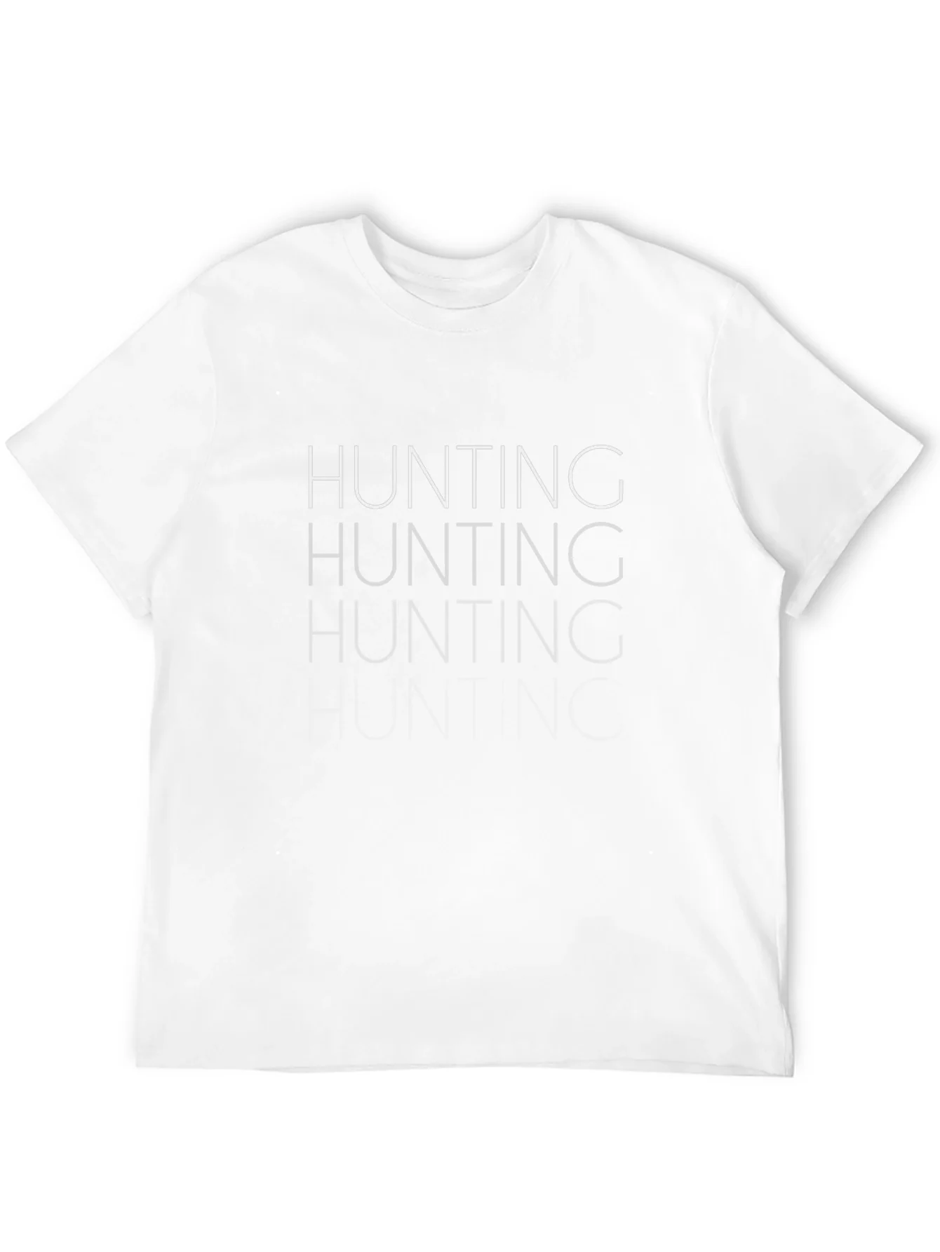 Hunting Graphic Tee - Black Casual T-Shirt