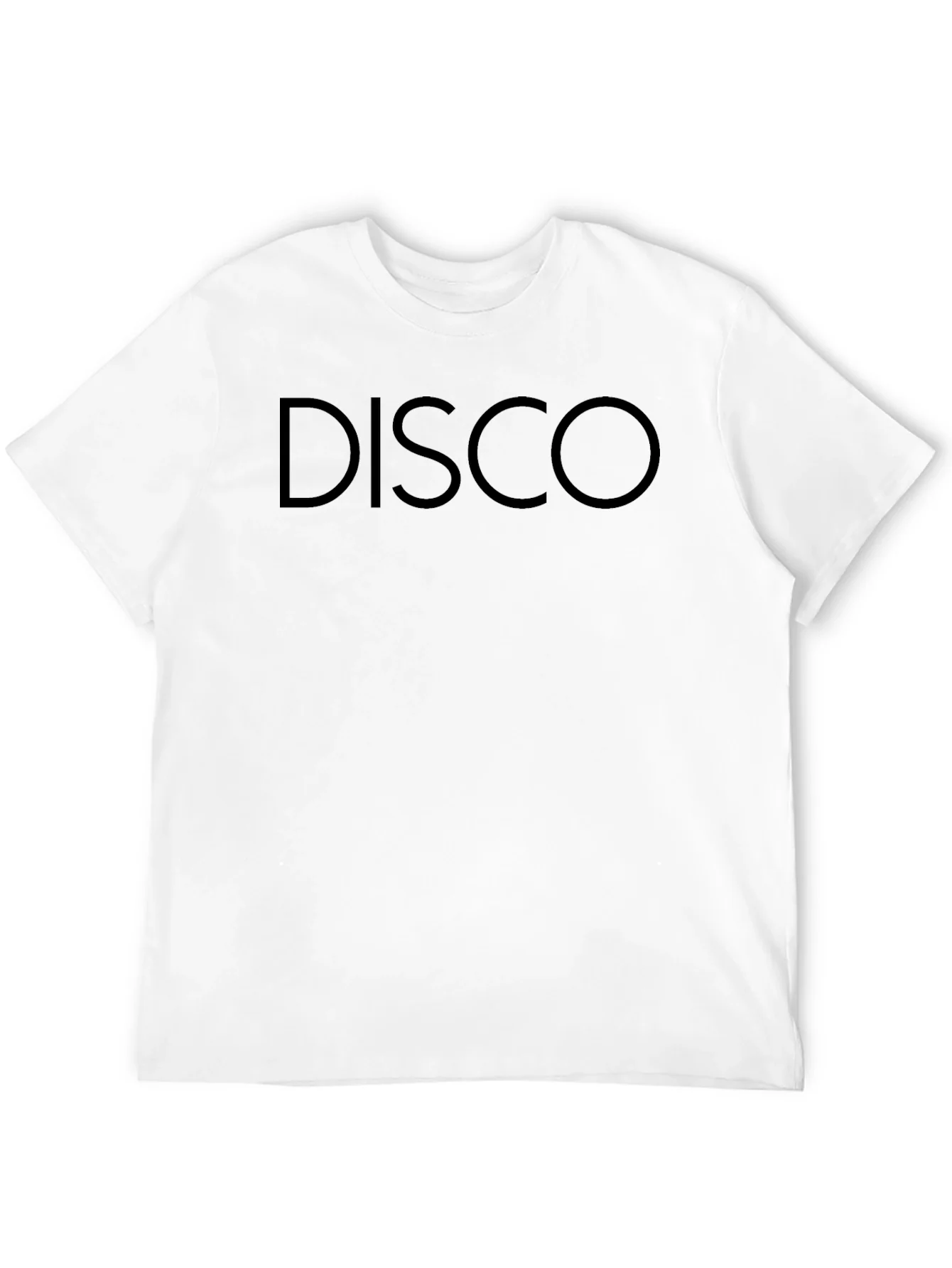 Mens Black Disco Graphic T-Shirt