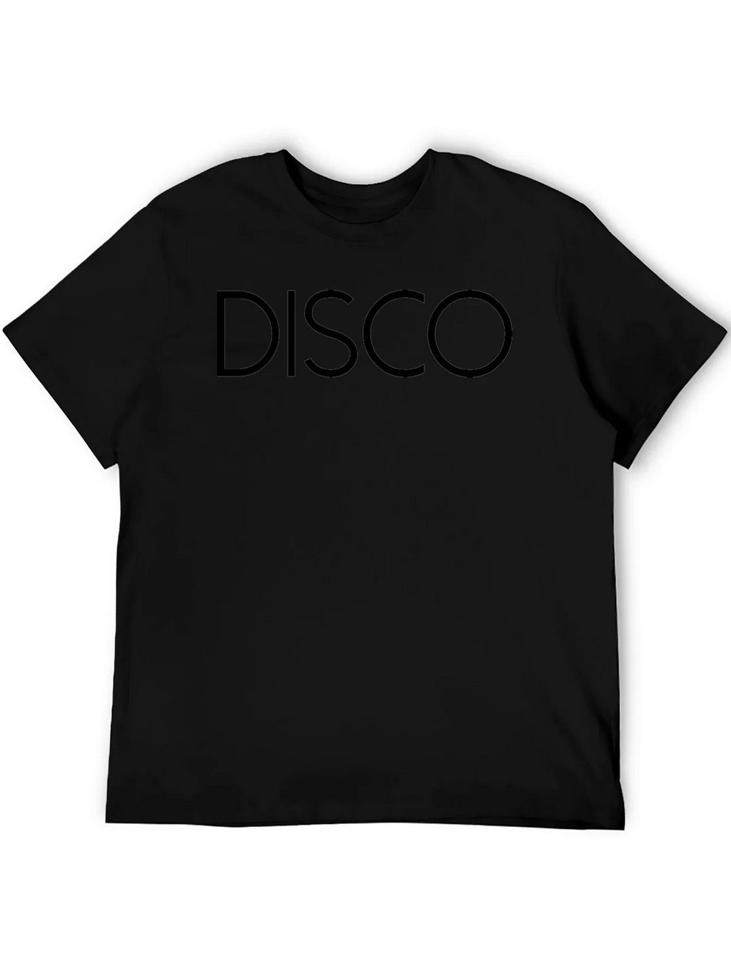 Mens Black Disco Graphic T-Shirt