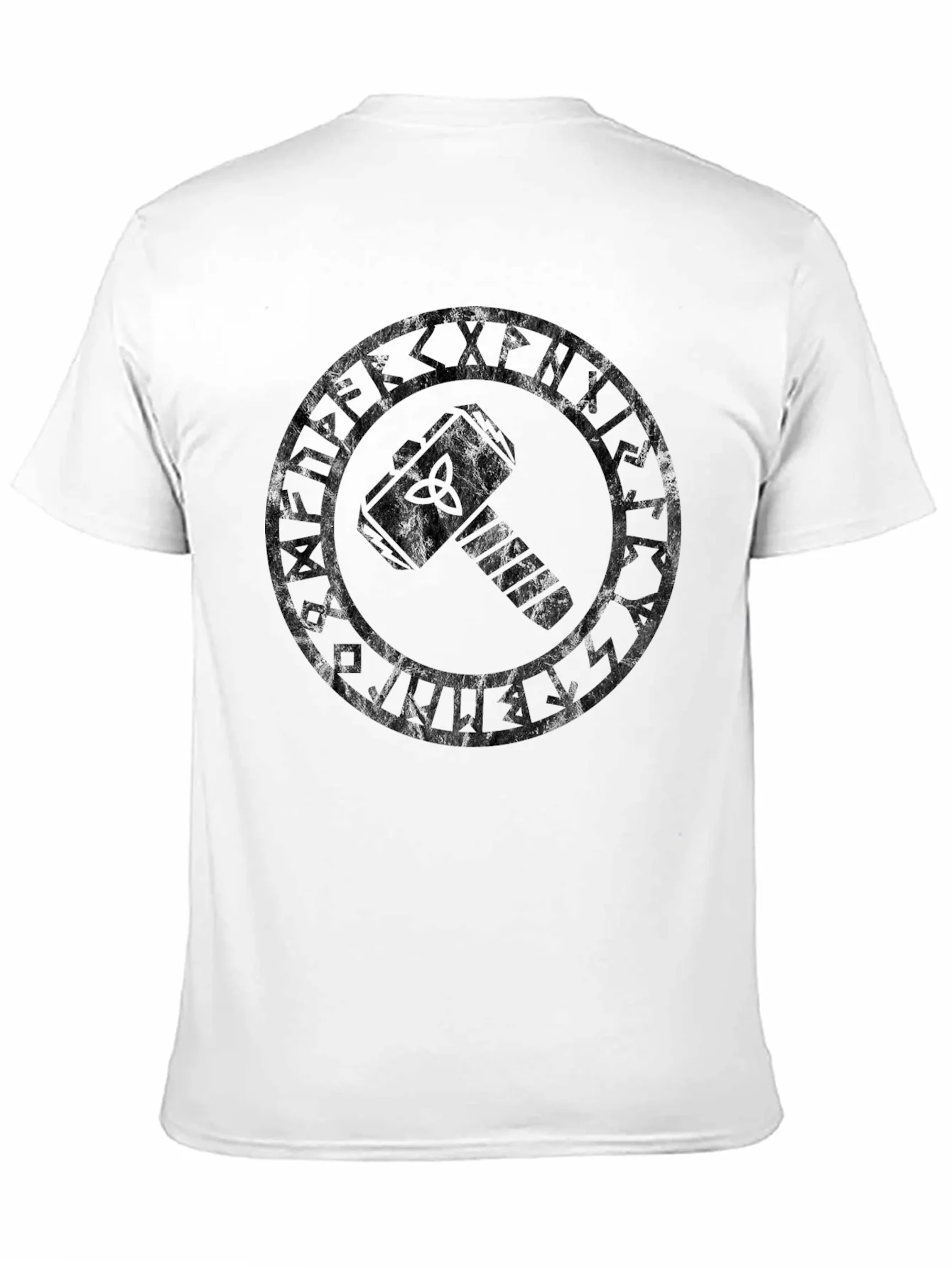 Viking Mjolnir T-Shirt - Black