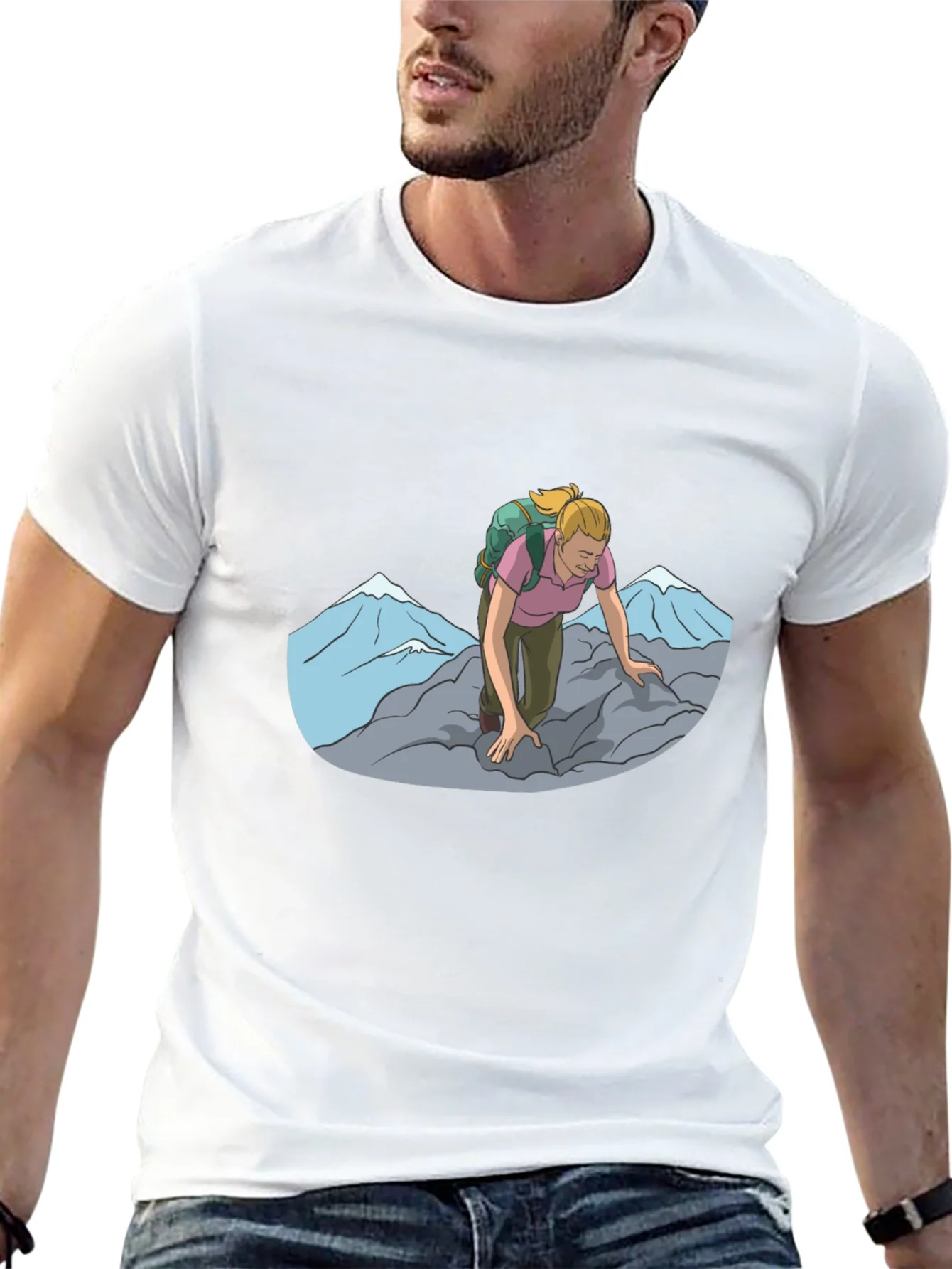 Climber Graphic T-Shirt - Adventure Ready!
