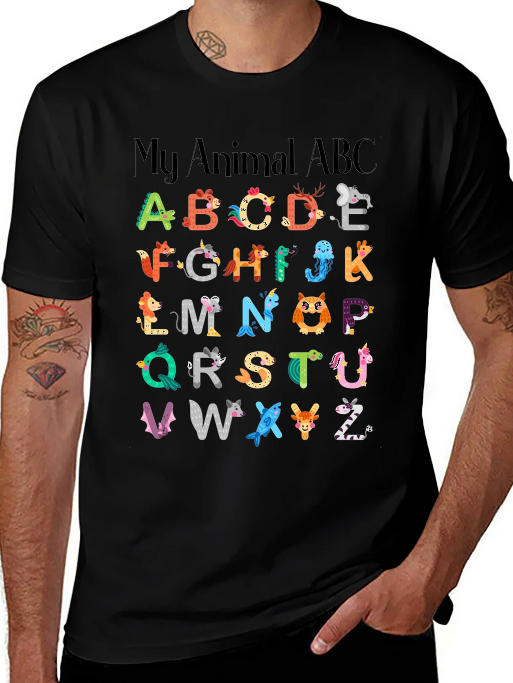 Animal ABC T-Shirt - Educational Kids Tee
