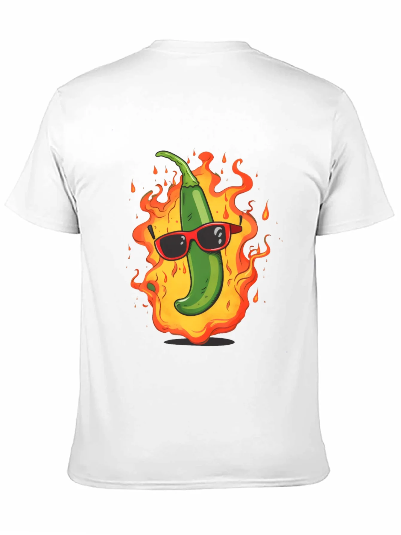 Spicy Hot Pepper Graphic Tee - Cool & Casual