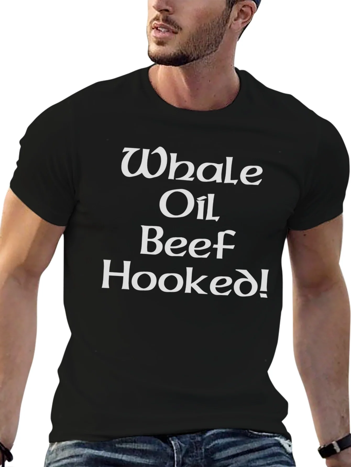 Whale Oil Beef Hooked Graphic T-Shirt