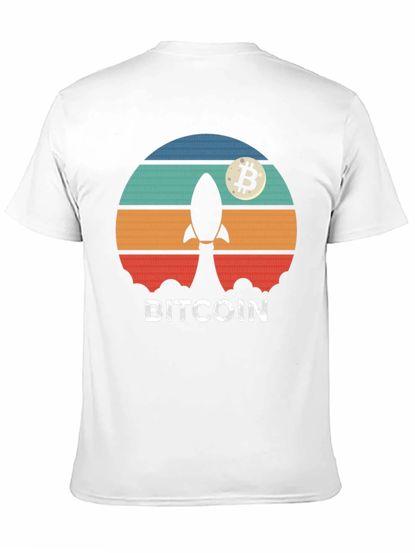 Bitcoin Rocket T-Shirt - Crypto Moonshot Tee
